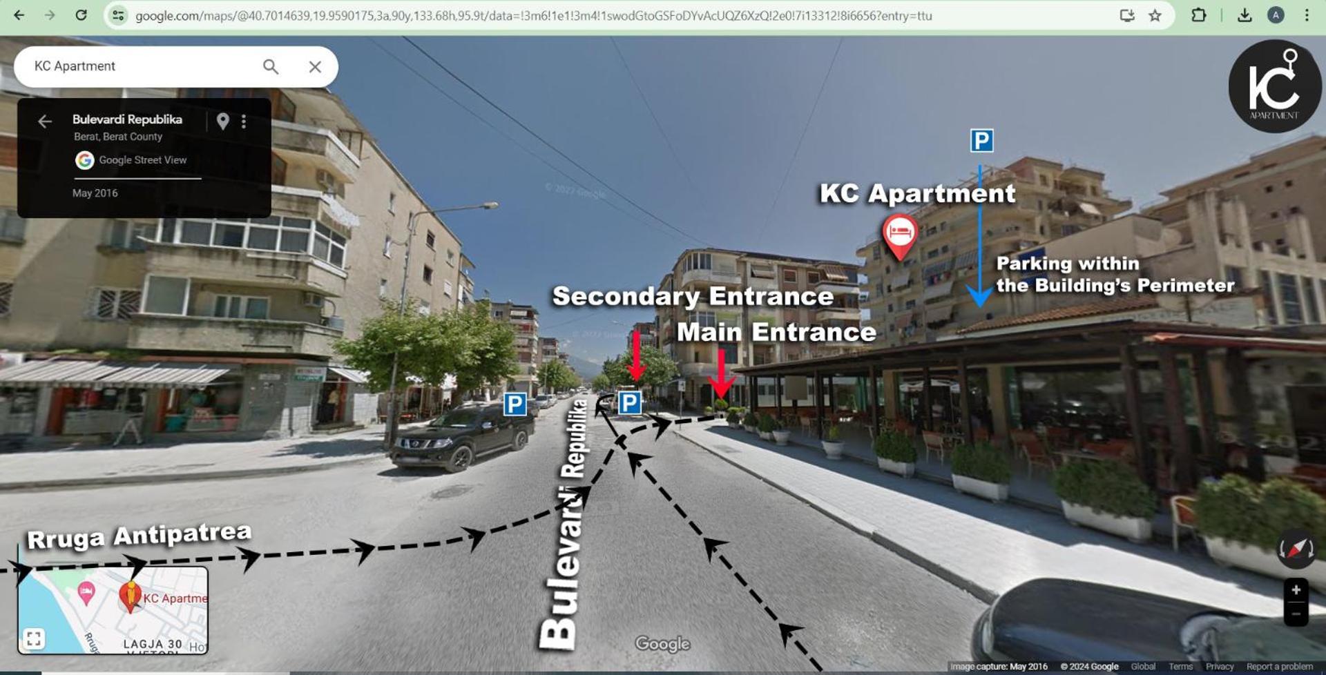 Kc Apartment Berat Exteriér fotografie